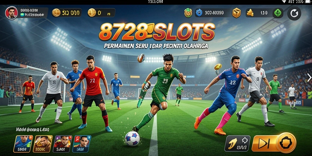 Tampilan menarik dari gameplay olahraga di 8728SLOTS.