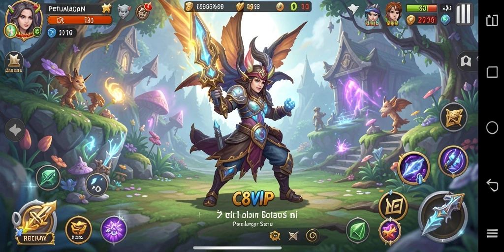 Gameplay seru C8VIP dalam petualangan yang menegangkan.