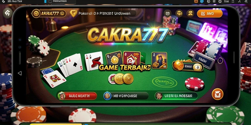 Tampilan gameplay poker yang seru dan mendebarkan di CAKRA777.