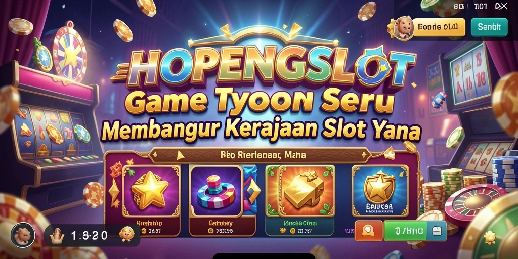 Tampilan menakjubkan gameplay Tycoon HOPENGSLOT.