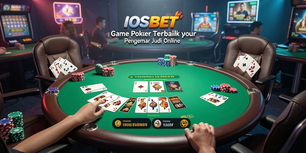 Gambaran gameplay seru dalam aplikasi Poker IOSBET.