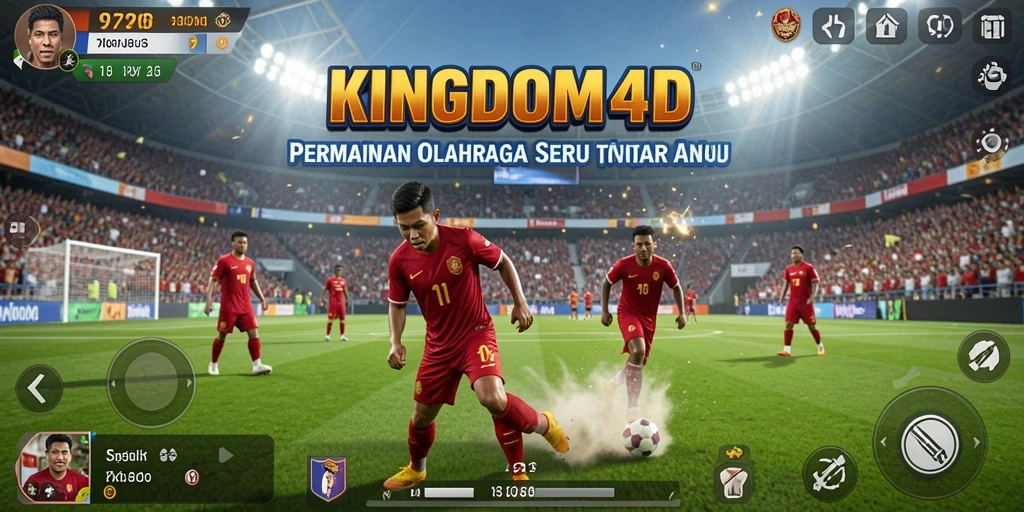 Tampilan gameplay KINGDOM4D yang menarik dan penuh aksi olahraga.