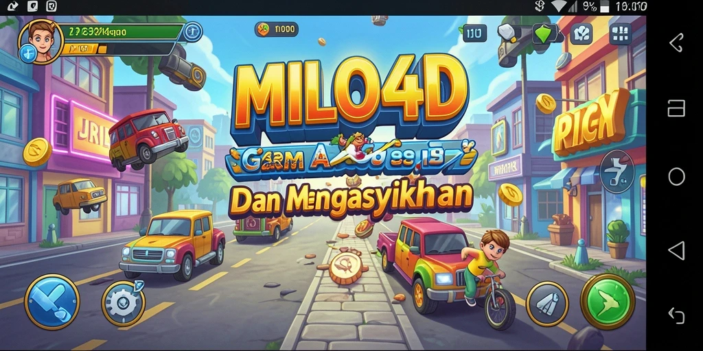 Screenshot dari gameplay seru di MILO4D, menampilkan aksi Arcade yang mendebarkan.