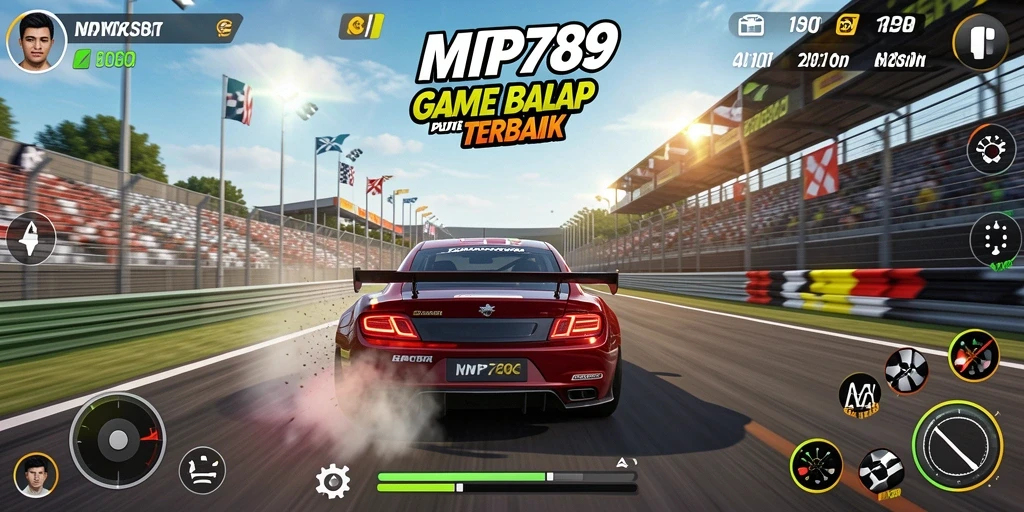 Gameplay seru balapan mobil di MVP789 dengan grafis menakjubkan.