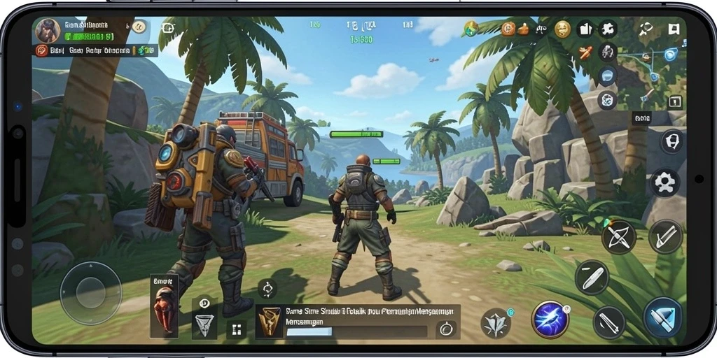 Tangkapan layar T6 menampilkan interaksi karakter dalam gameplay simulasi yang menarik.